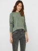 Vero Moda Doffy longsleeve O Neck Blouse , Groen, Dames online kopen