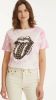 Catwalk Junkie tie dye T shirt Rolling Stones Harper van biologisch katoen roze online kopen