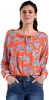 AMY VERMONT Blouse met kattenprint Oranje/Wit online kopen